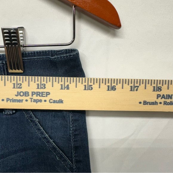 Laurie Felt Silky Seamless Stretch Leggings Jeans Small Dark Wash - Picture 9 of 11